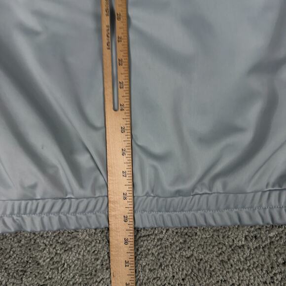 Boston Red Sox Jacket Mens L Gray Navy Baseball Zip Windbreaker Track Coat READ - Picture 13 of 15